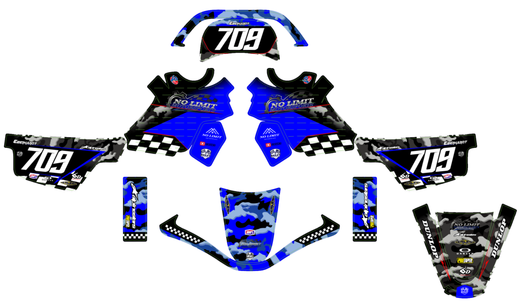 Yamaha custom motocross graphics design YAMAHA25-179