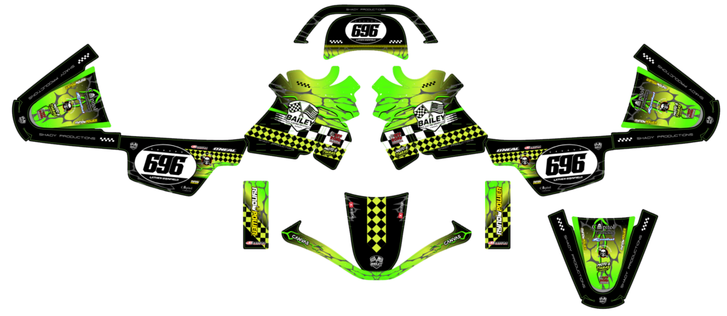 Yamaha custom motocross graphics design YAMAHA25-186
