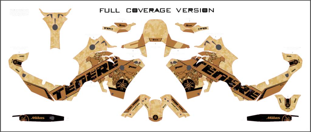 Yamaha custom motocross graphics design YAMAHA25-3