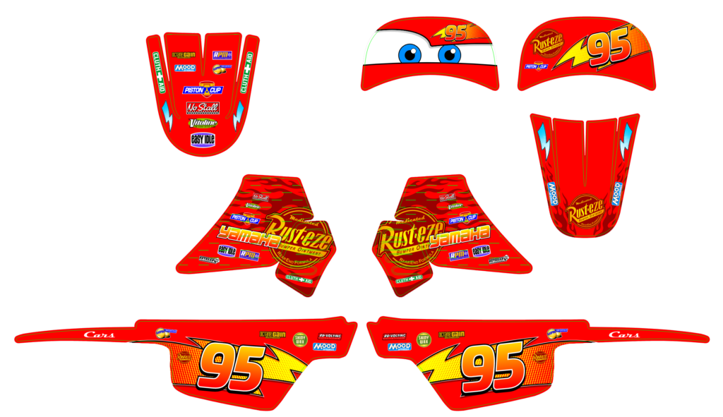Yamaha custom motocross graphics design YAMAHA25-41