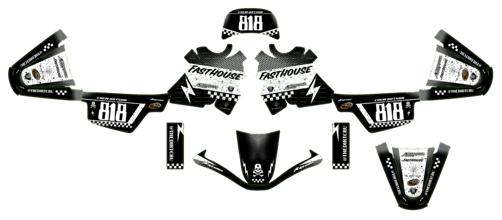 Yamaha custom motocross graphics design YAMAHA25-61
