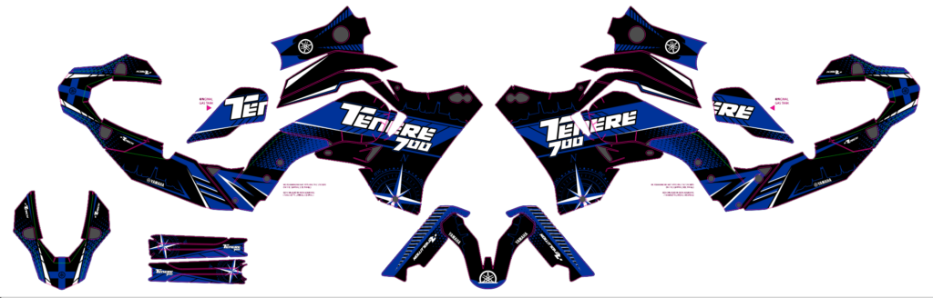 Yamaha custom motocross graphics design YAMAHA25-78