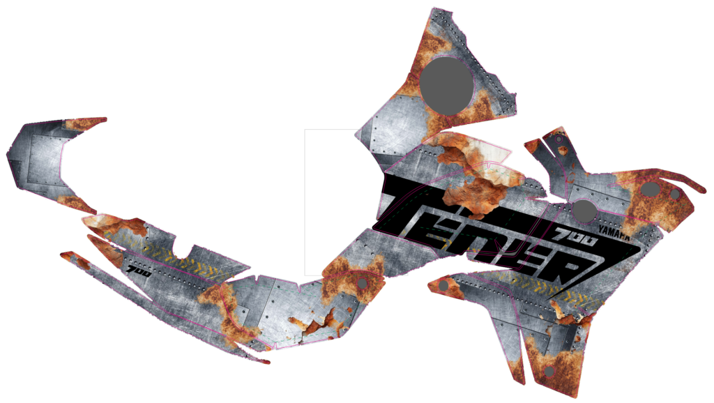 Yamaha custom motocross graphics design YAMAHA25-90