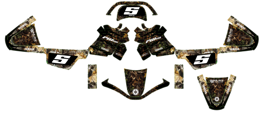 Yamaha custom motocross graphics design YAMAHA25-92