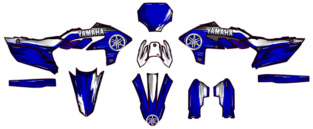 Yamaha custom motocross graphics design YAMAHA25-94