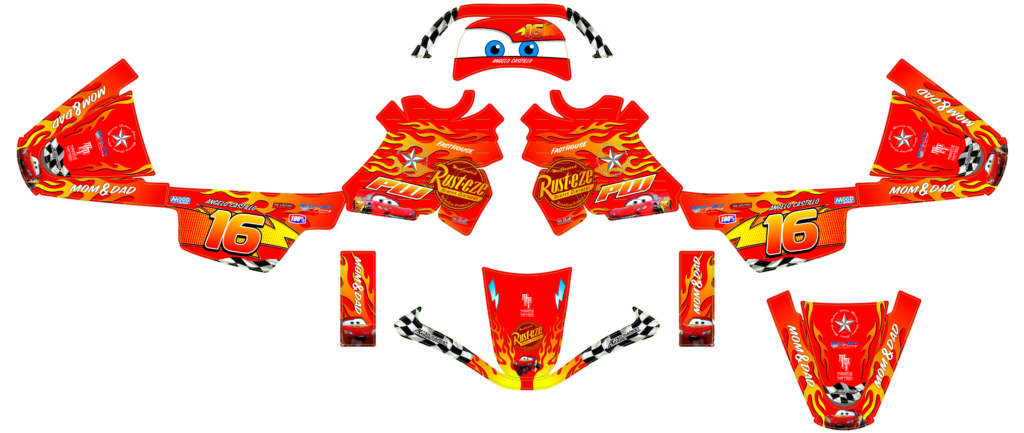 Yamaha custom motocross graphics design YAMAHA25-97