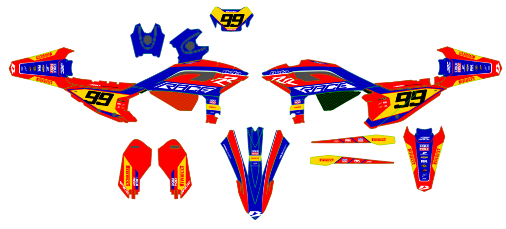 Beta custom motocross graphics design beta25-4