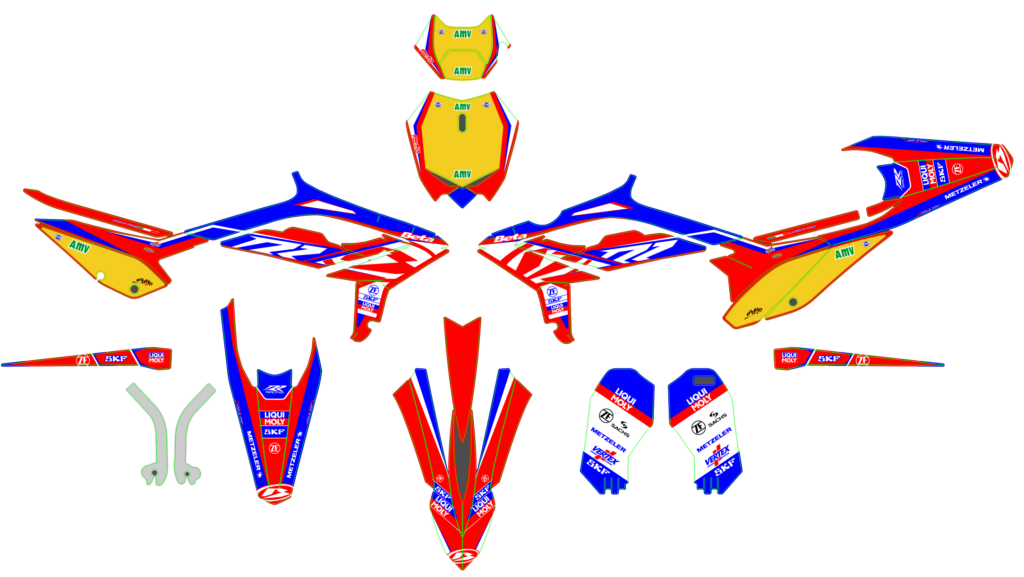 Beta custom motocross graphics design beta25-5