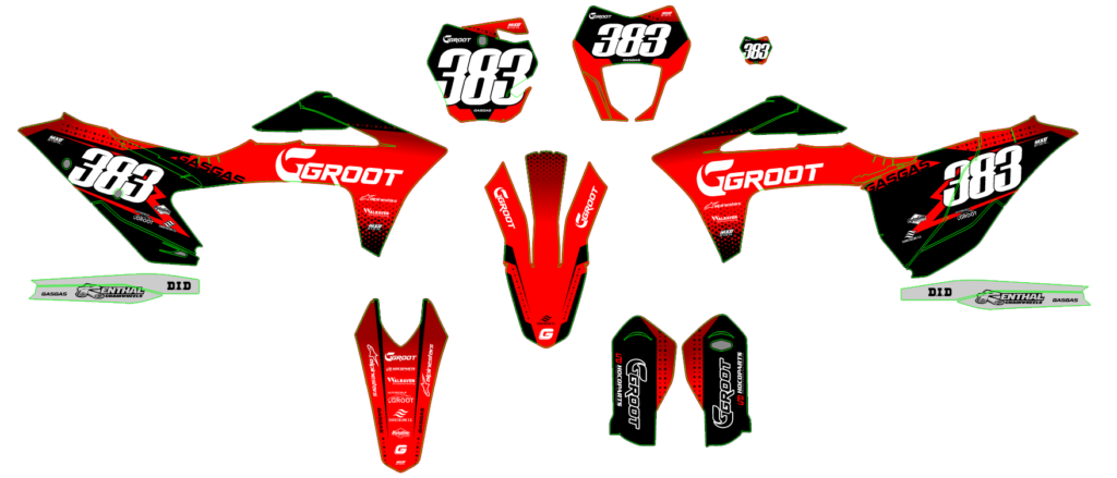 GasGas custom motocross graphics design gasgas25-14