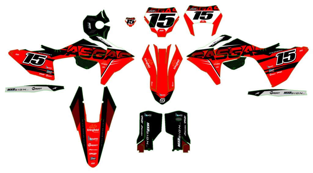 GasGas custom motocross graphics design gasgas25-18