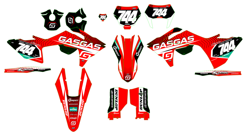 GasGas custom motocross graphics design gasgas25-23