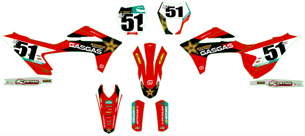 GasGas custom motocross graphics design gasgas25-31