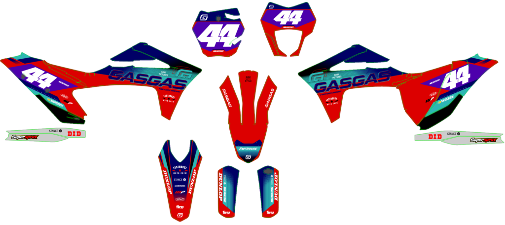 GasGas custom motocross graphics design gasgas25-33