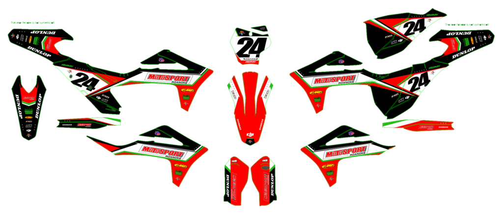 GasGas custom motocross graphics design gasgas25-34
