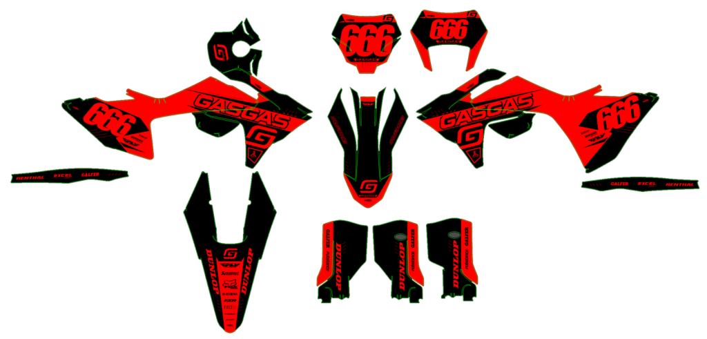 GasGas custom motocross graphics design gasgas25-35