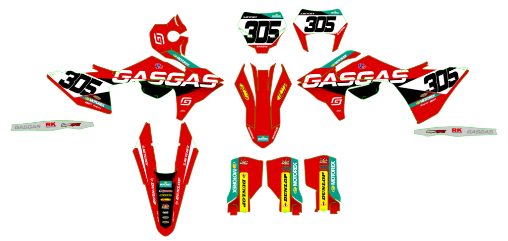 GasGas custom motocross graphics design gasgas25-36