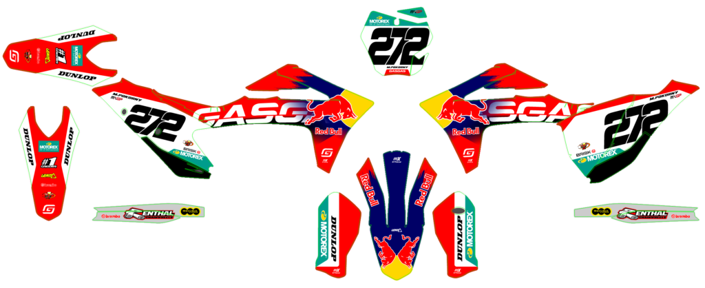GasGas custom motocross graphics design gasgas25-37