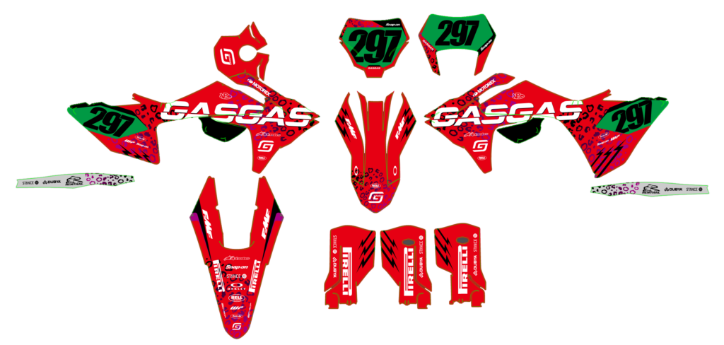 GasGas custom motocross graphics design gasgas25-38