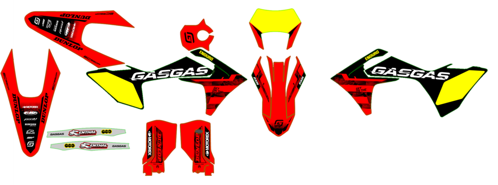 GasGas custom motocross graphics design gasgas25-39