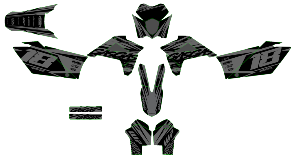 GasGas custom motocross graphics design gasgas25-5