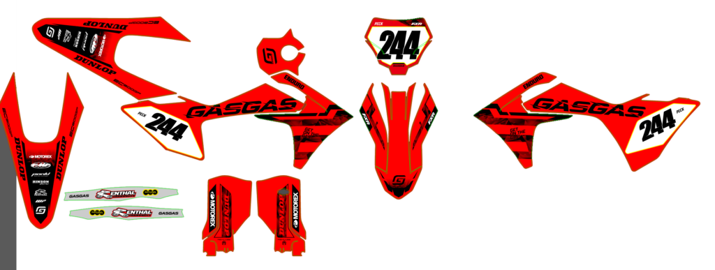 GasGas custom motocross graphics design gasgas25-6