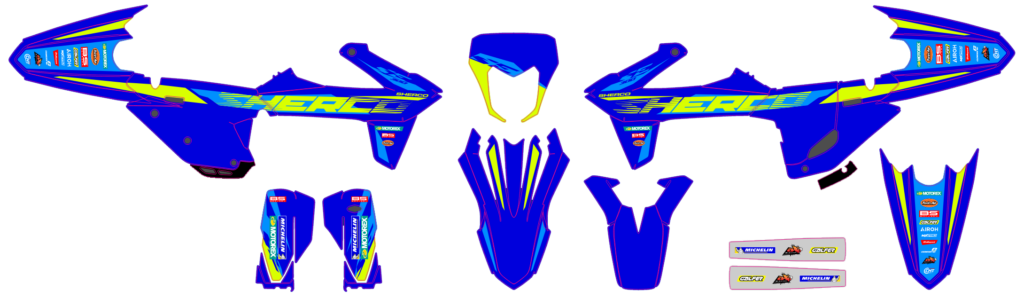 Sherco custom motocross graphics design sherco25-1