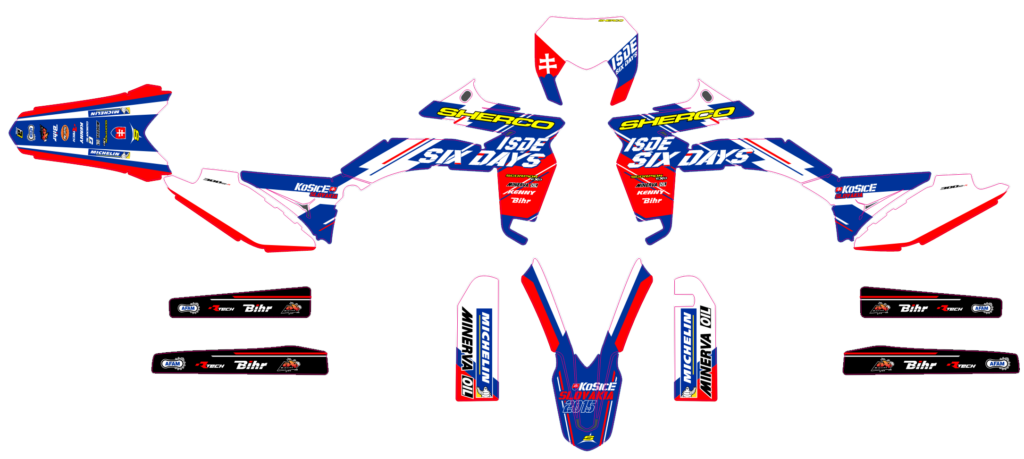Sherco custom motocross graphics design sherco25-18