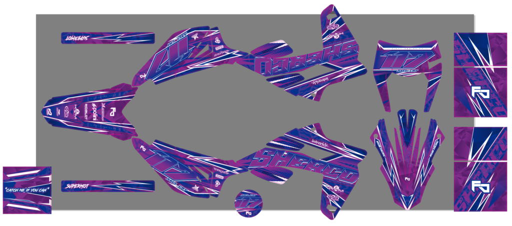 Sherco custom motocross graphics design sherco25-20