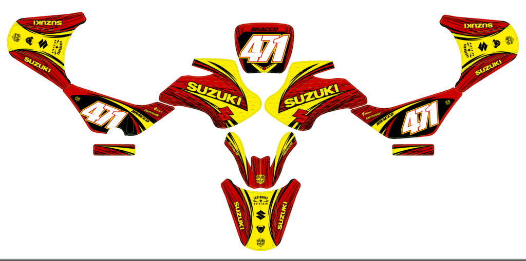 Suzuki custom motocross graphics design susuki25-3