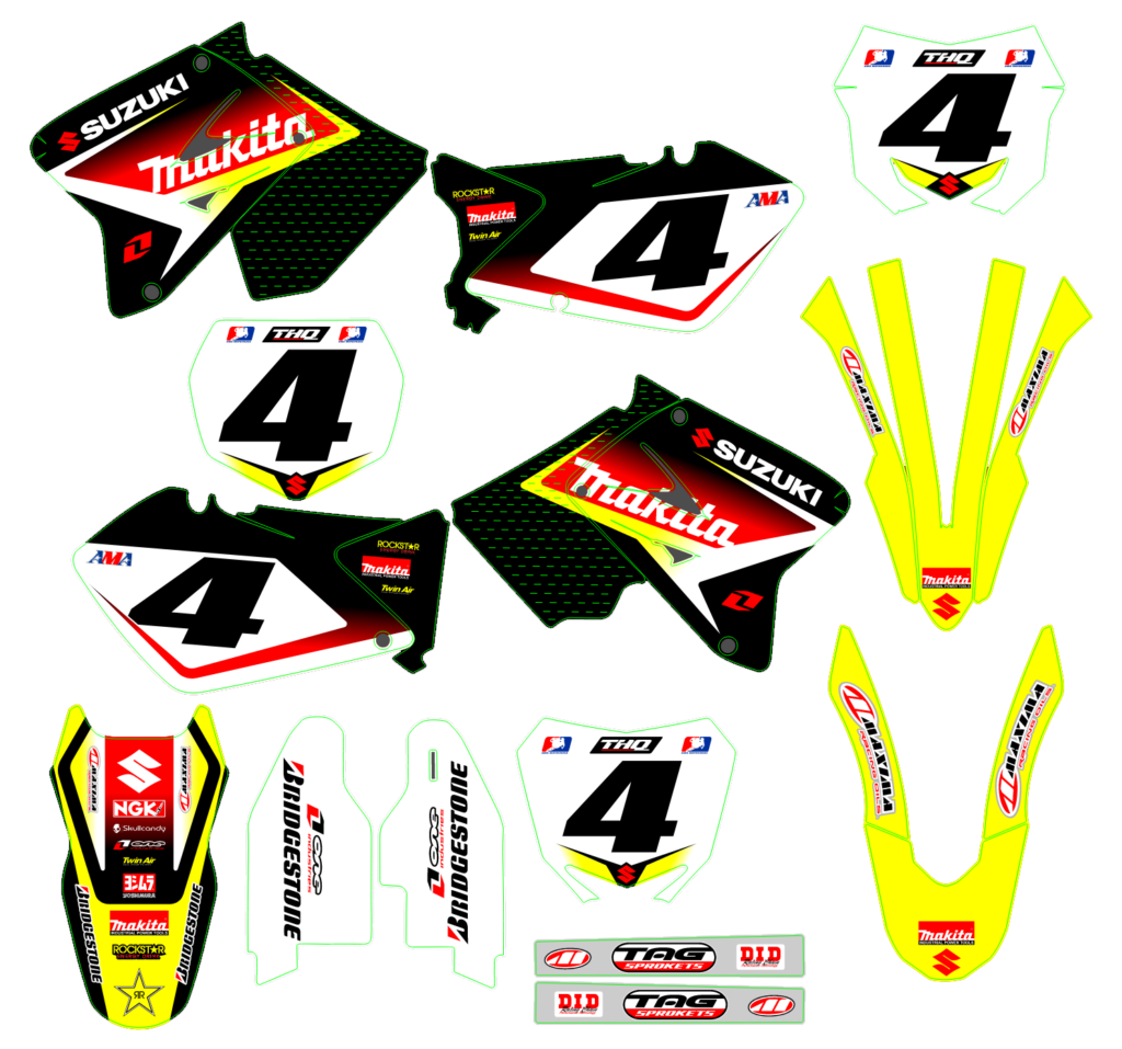 Suzuki custom motocross graphics design susuki25-4