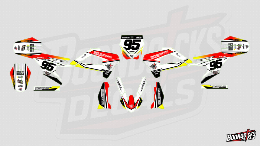 Hot Wheels Racing Graphics Kit for CX50 JR – Custom Motocross Decals