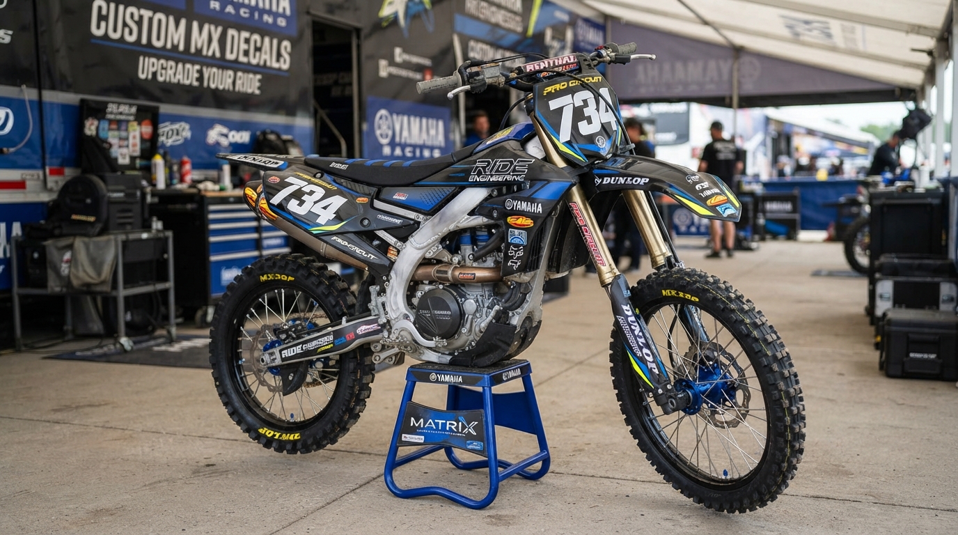 Custom MX Decals for Dirt Bikes and Motocross Racing: Upgrade Your Ride