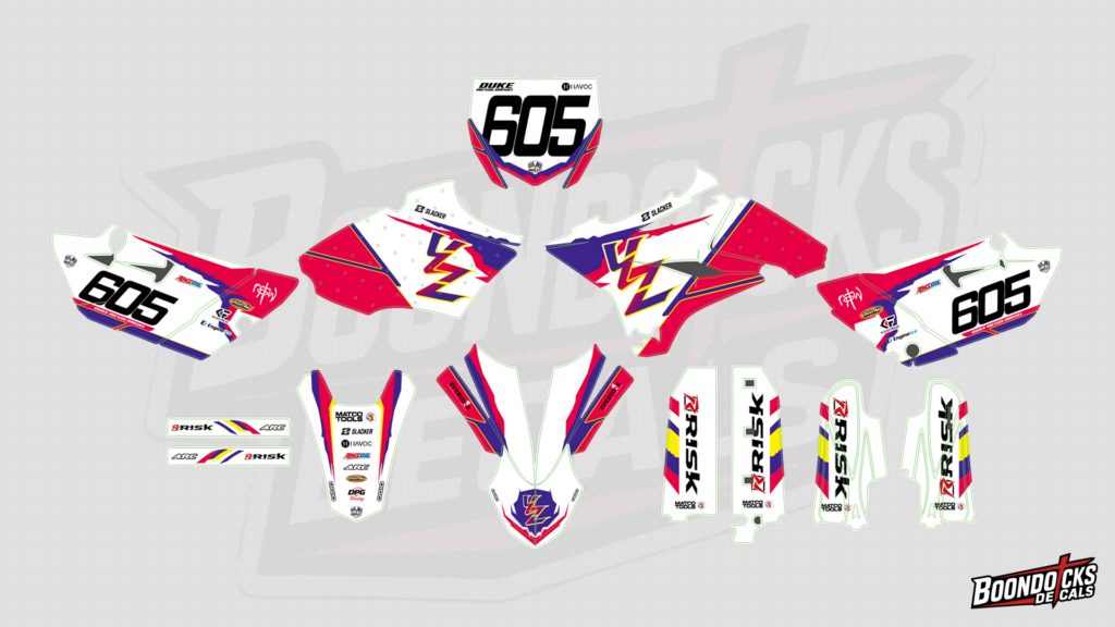 Yamaha YZ85 Premium Custom Motocross Graphics Kit